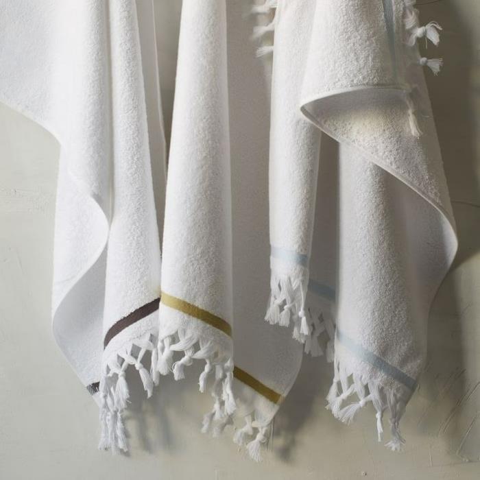 tyyny design pyyhkeet tupsut valkoinen
