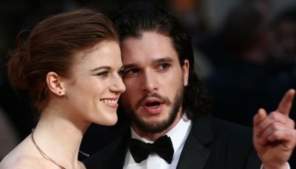 kit harington ja rose leslie rakkauspeli valtaistuimista