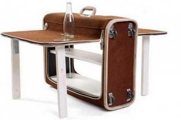 taitettava pöytä seinäasennus puinen pöytä taitettava matkalaukku