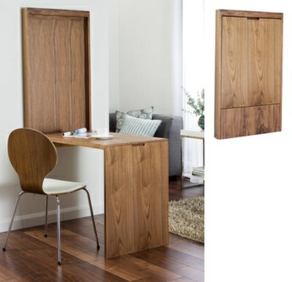 kokoontaitettava pöytä, seinälle asennettava, puinen pöytä, taitettava, kiinteä