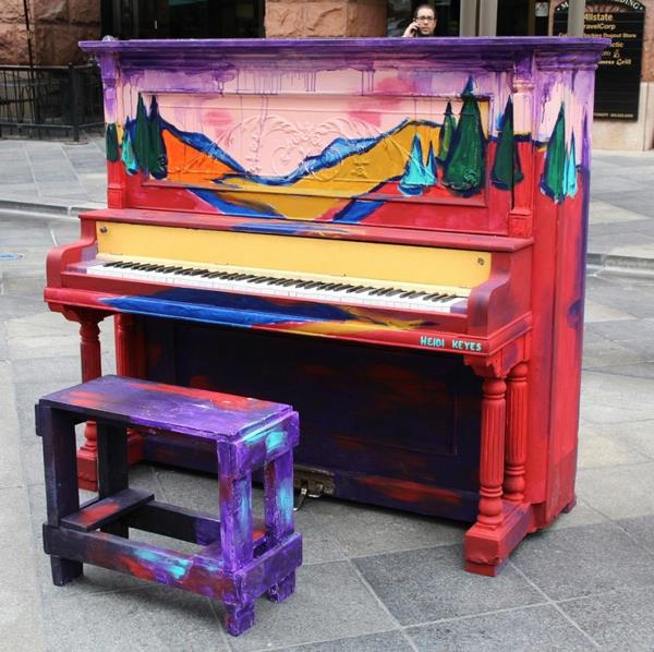 pianon soittaminen maisemat värikkäitä