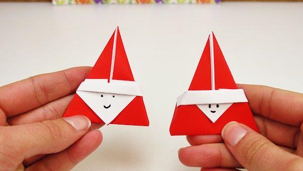 tehdä pieniä nicholeja paperista origami -joulu