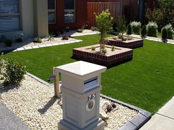 Tee houkutteleva etupiha loistavaksi sora -nurmikoksi