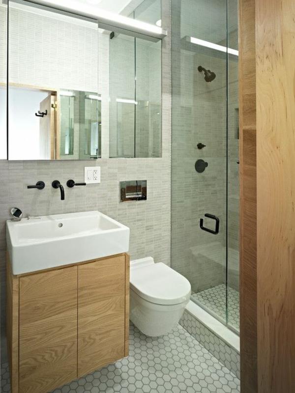 pieni kylpyhuone laatat suihku kylpyhuone suunnittelu moderni kylpyhuone ideoita puukalusteet