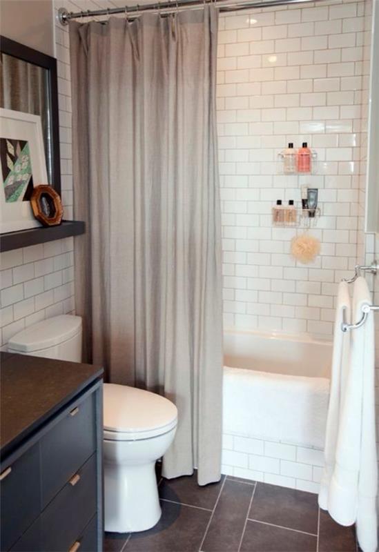 pieni kylpyhuone laatta suihku suihku verho kylpyhuone suunnittelu moderni kylpyhuone ideoita