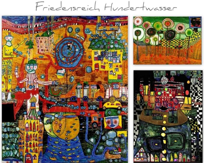 taiteilija Friedensreich Hundertwasser työskentelee ja elää
