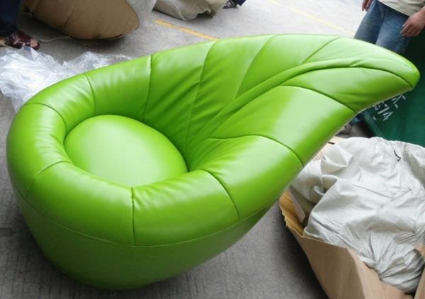 mukava lasten tuoli vihreä ergonominen muotoilu verhoiltua nahkaa