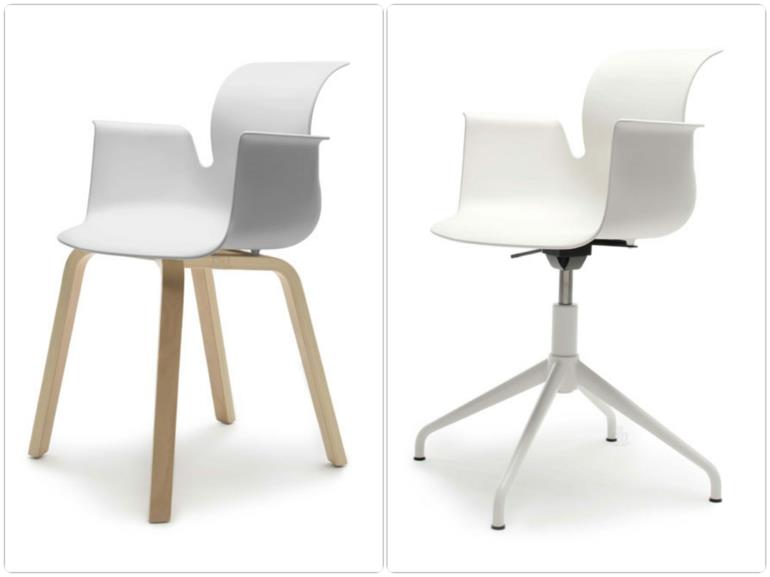 Constantin Grcic Pro modernit tuolit Design Floetotto valkoiset koot