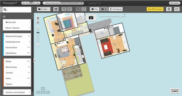 ilmaiset huonesuunnittelijat 3D -planoplan -sisustusideoita