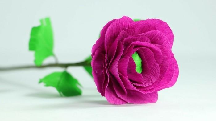 luovia tinker kukkia kreppipaperi violetti sisustusideoita