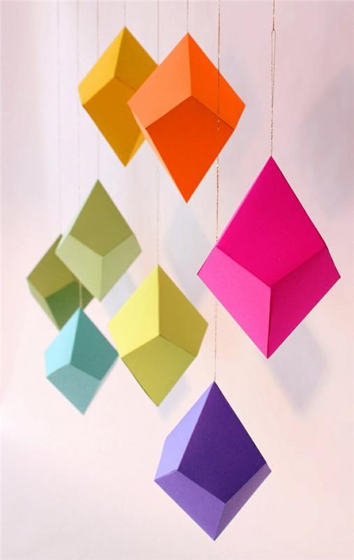 luova tinker geometrinen paperi värillinen