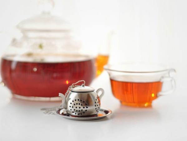 luovia koristeideoita tee -infuserille pieni suuri teekannu