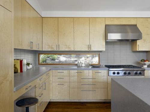 Vinkkejä keittiöikkunoihin moderni muotoilu maalatut pinnat kirkkaiksi