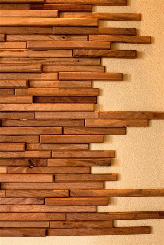 Puupaneelit puuseinä luova seinäsuunnittelu puupäällyste sisustusideoita seinäparketti