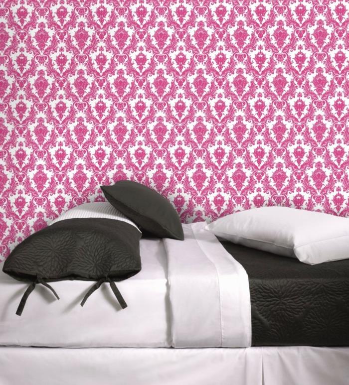 seinän suunnittelu seinäsuunnittelu värisuunnittelu seinä tarra magenta