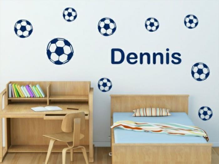 luova seinän suunnittelu seinätarrat lastenhuone jalkapallo seinätarrat itseliimautuvat
