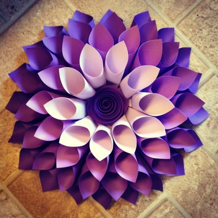 luova käsityö dahlia tee se itse violetti diy -koristelu