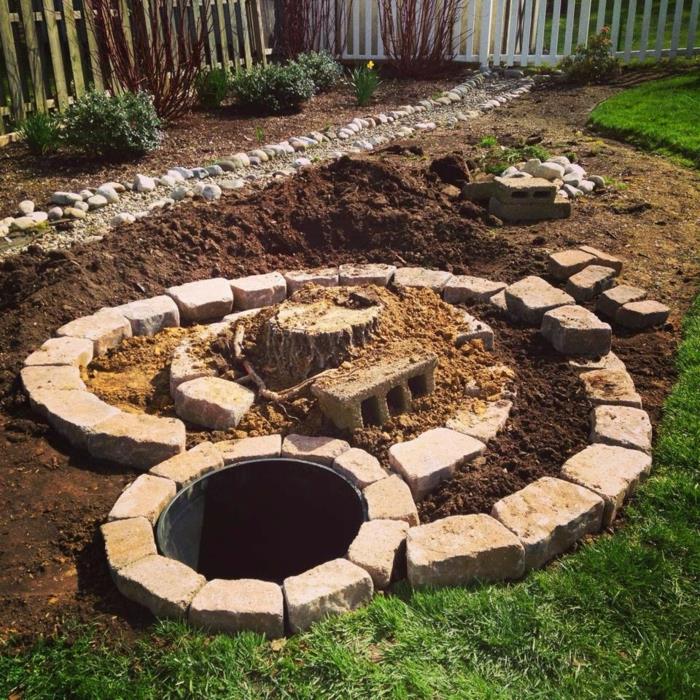 yrtti kierre kivi pieni kiviä täynnä kukkia rakentaa upea kiviseinä yrtti kierre