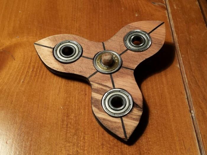 kuulalaakeri puu diy fidget spinner ideoita