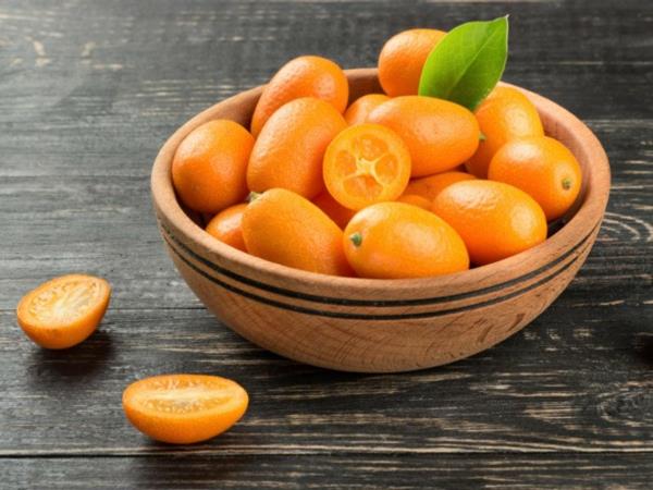 kumquat -hedelmät terveitä