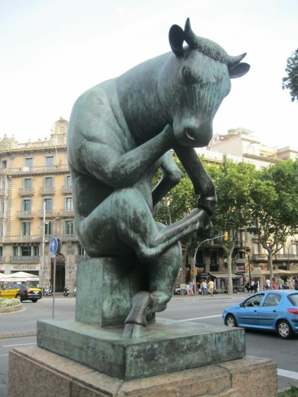 kuuluisia taideteoksia taidekulttuuri istuva härän veistos