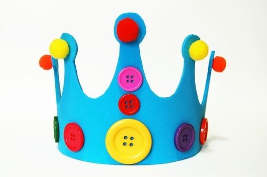 Art vaahto kruunu tinker lasten kanssa karnevaali