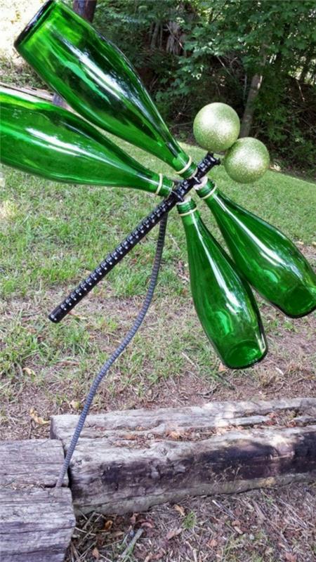 labelle gartendeko tee itsesi vanhoista lasipulloista