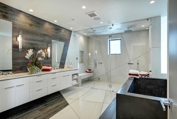 laminaatti seinälle kylpyhuoneen seinän muotoilu korostaa swetzen