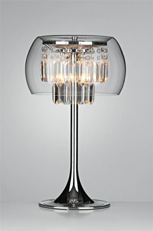 lamput pöytälamppu lasi lampunvarjostin tyylikäs muotoilu