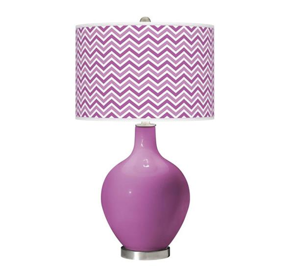 lamput ja valot modernit pöytävalaisimet yöpöydän lamppu violetti chevron -kuvio