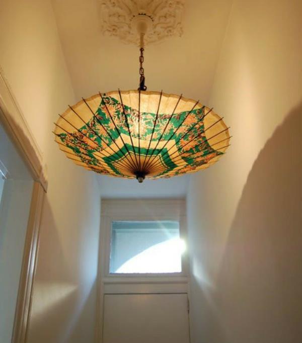 Tee lampunvarjostimia itse kiinalaisia ​​sateenvarjoja luovia käsityöideoita
