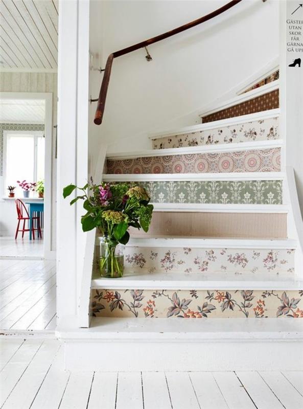 maalaistalon huonekalut sisustus maalaistyyliset portaat deco