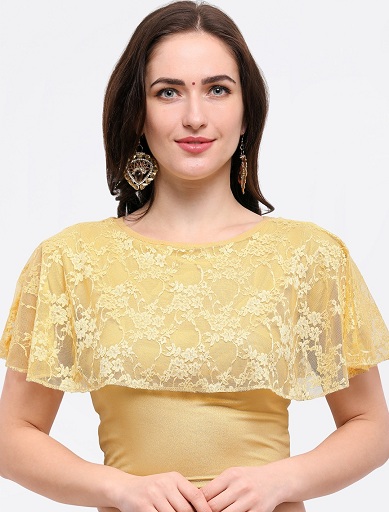 Guld Cape Style Saree bluse