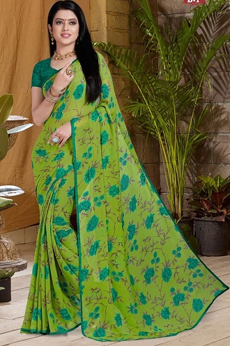 Daily Wear Chiffon Saree
