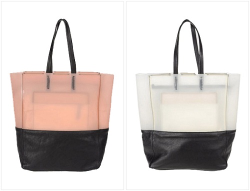 Color Block Tote lányos kézitáska