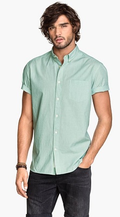Tavaszi zöld színű ing