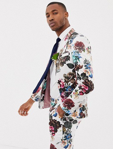 Floral Wedding Blazer