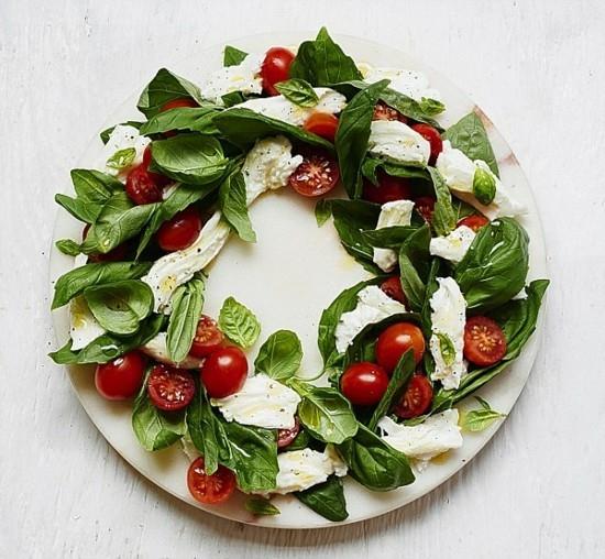 Tee herkullinen jouluseppele mozzarellasta