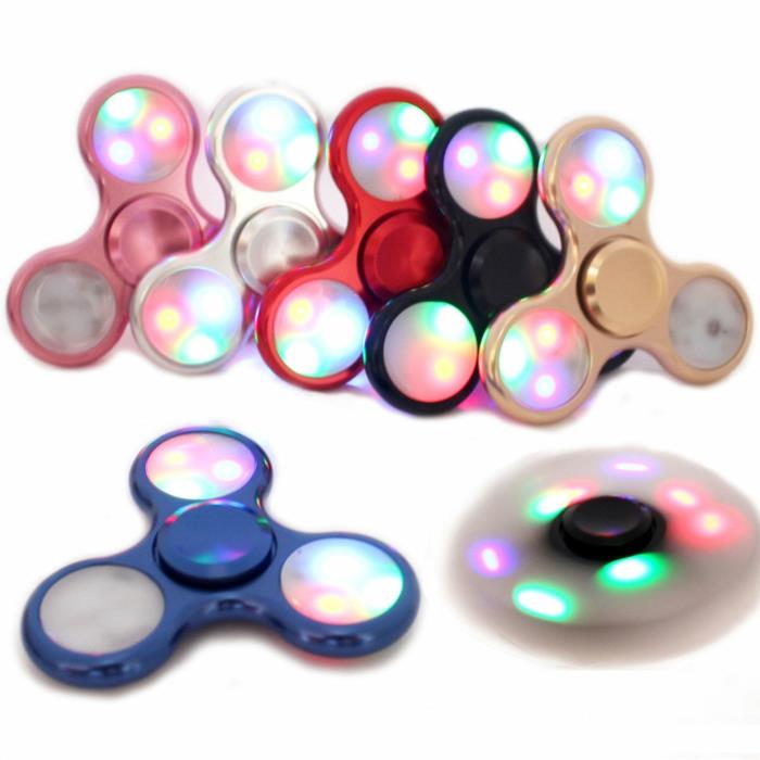 led fidget spinner osta verkossa muovia