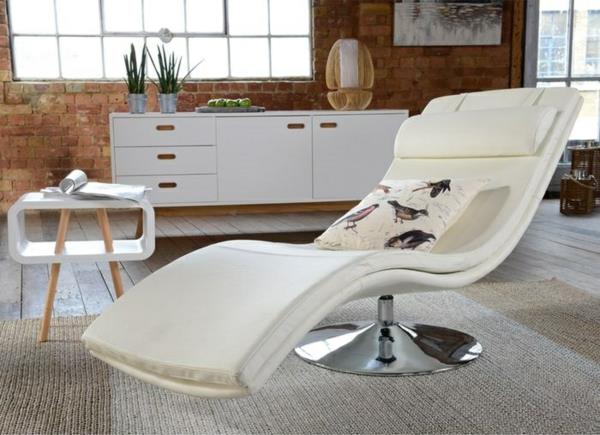 nahkaiset lepotuolit valkoinen olohuone moderni sisustus design -huonekalut