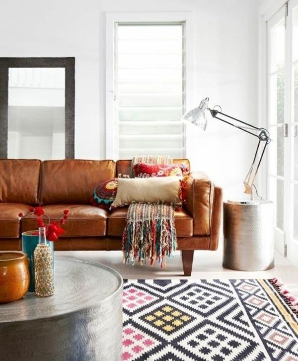 väri nahkasohva olohuoneen huonekalut nahkahoito raikastaa väriä