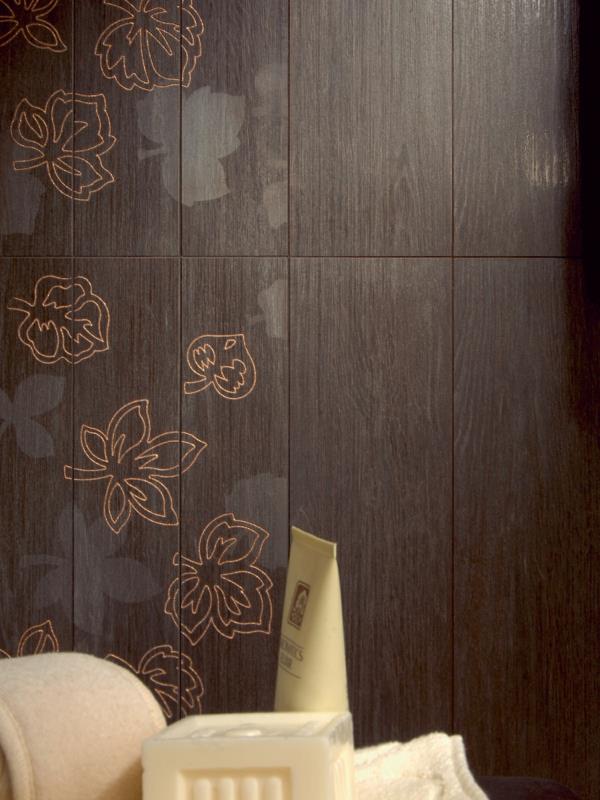 kylpyhuone laatta ideoita legnotech lehdet kuvio seinä
