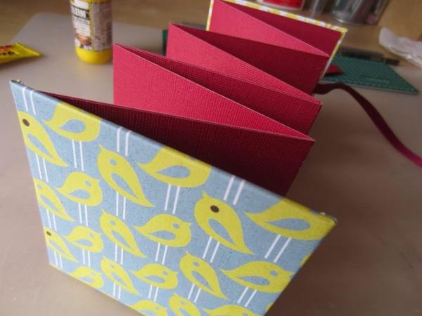 leporello tinker diy -projektit värillinen paperi peppe