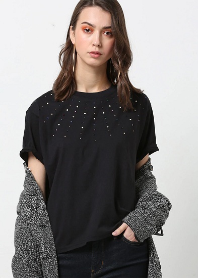 Levis Cotton Sequin T Shirt