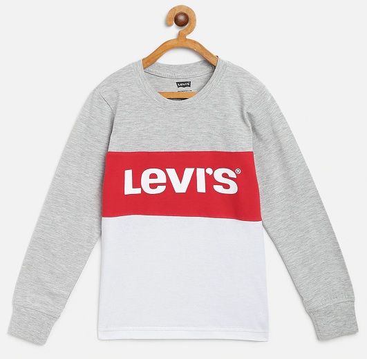 Grå Levis T -shirt til børn