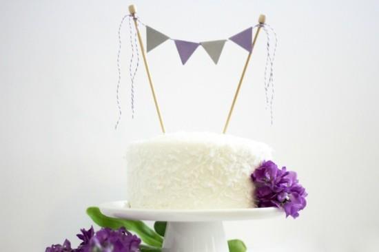 tee violetti harmaa viiri kakku seppele itse