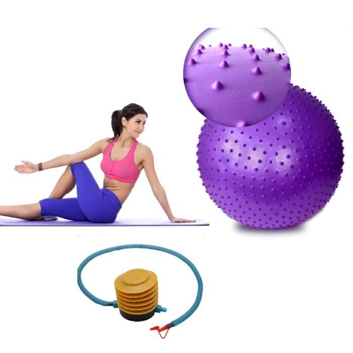 violetti harjoituspallo istuin pallo hieronta harjoitukset pilates jooga