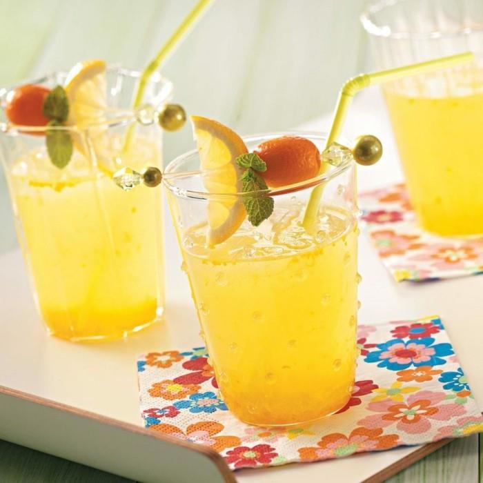 limonadiideoita kolme kaunista lasia