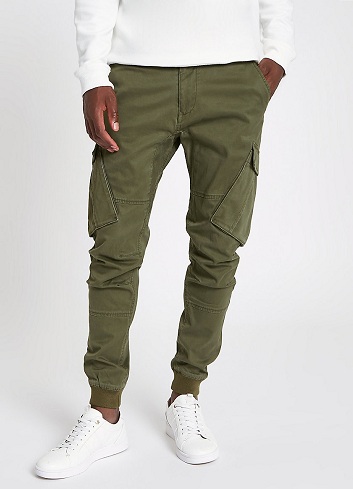 Grønne cargo bukser