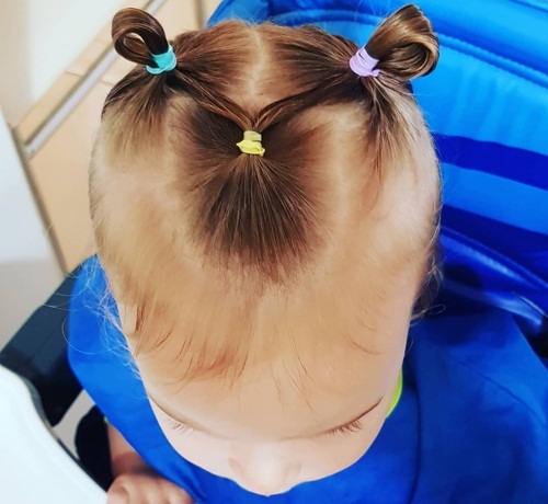 3 éves lány hajvágása